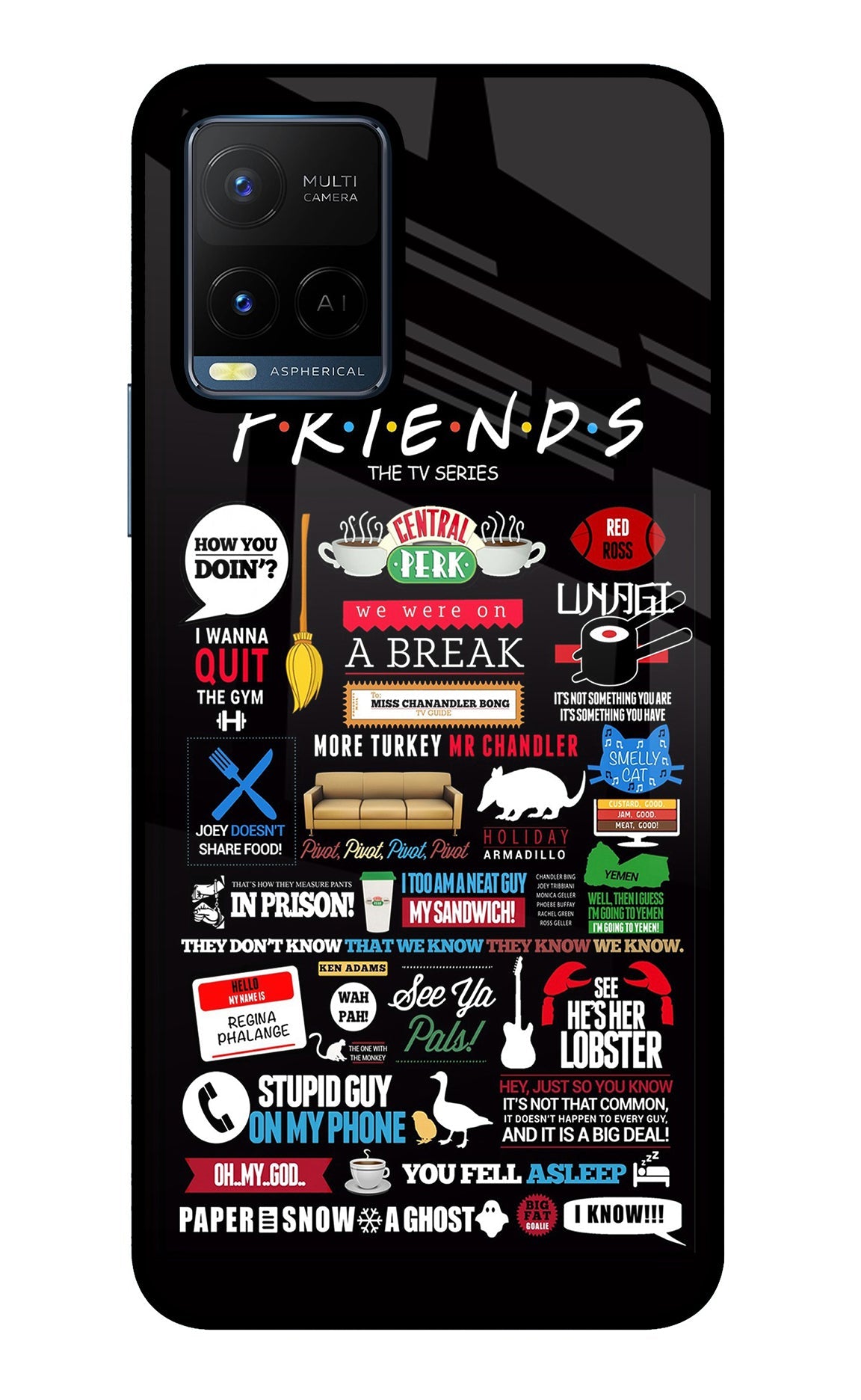 FRIENDS Vivo Y21/Y21s/Y33s Back Cover