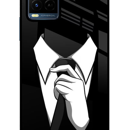 Black Tie Vivo Y21/Y21s/Y33s Glass Case