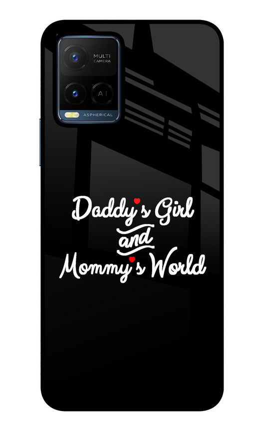 Daddy's Girl and Mommy's World Vivo Y21/Y21s/Y33s Glass Case