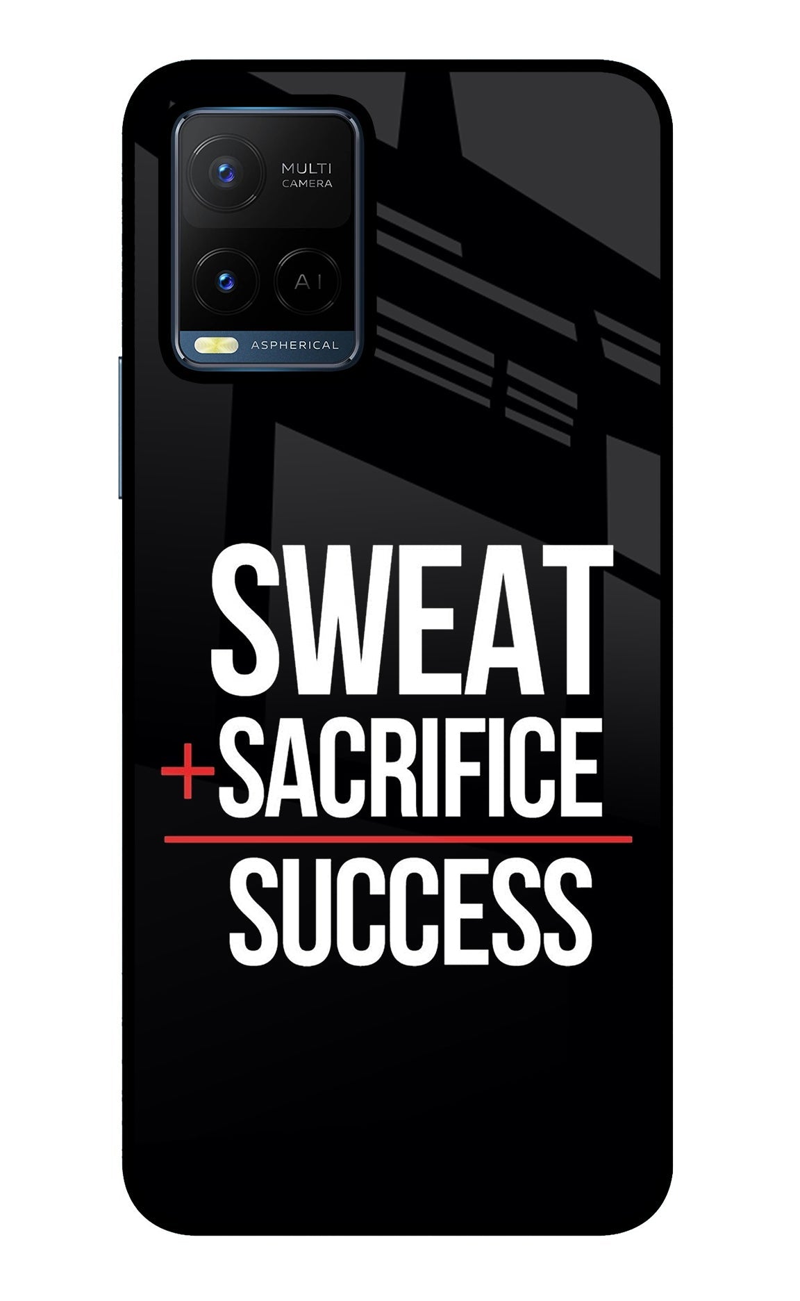 Sweat Sacrifice Success Vivo Y21/Y21s/Y33s Back Cover