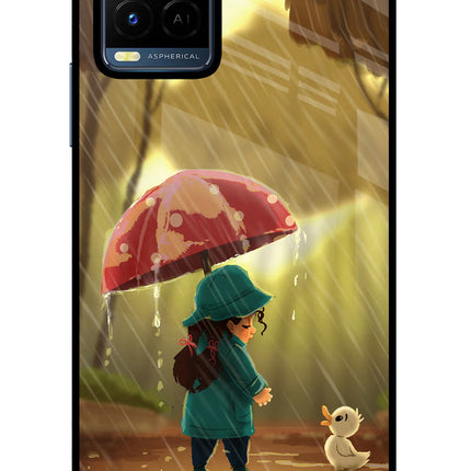 Rainy Day Vivo Y21/Y21s/Y33s Glass Case