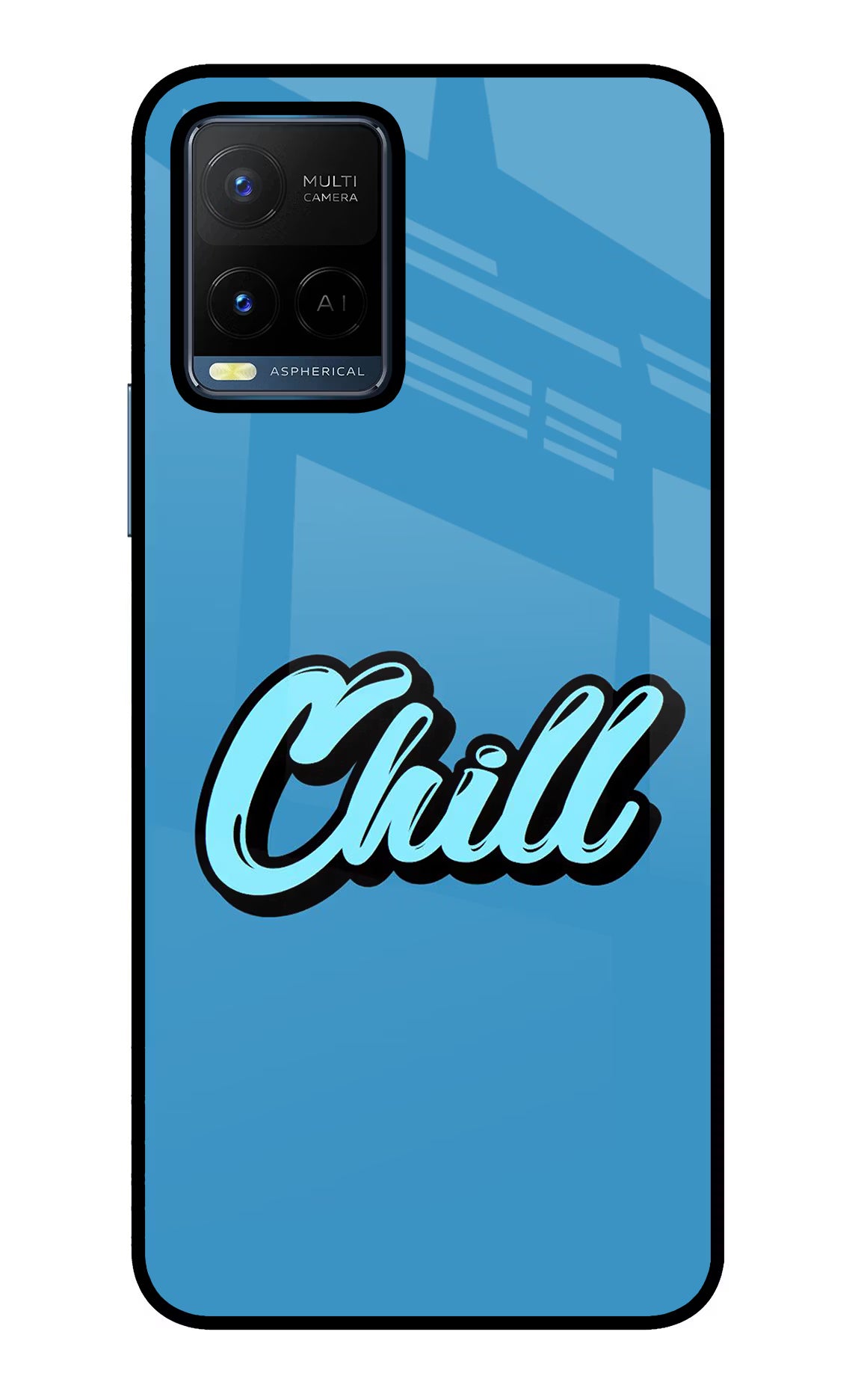 Chill Vivo Y21/Y21s/Y33s Glass Case Back Cover by Casekaro