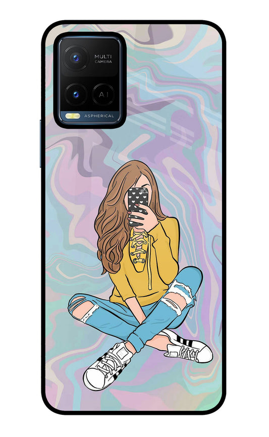 Selfie Girl Vivo Y21/Y21s/Y33s Glass Case