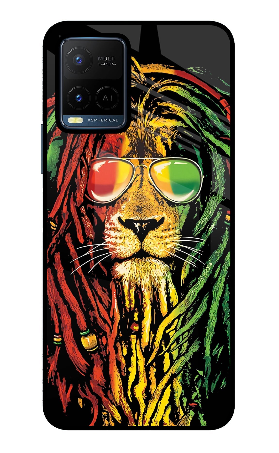 Rasta Lion Vivo Y21/Y21s/Y33s Back Cover