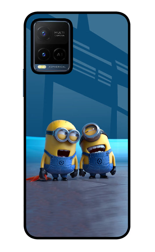 Minion Laughing Vivo Y21/Y21s/Y33s Glass Case