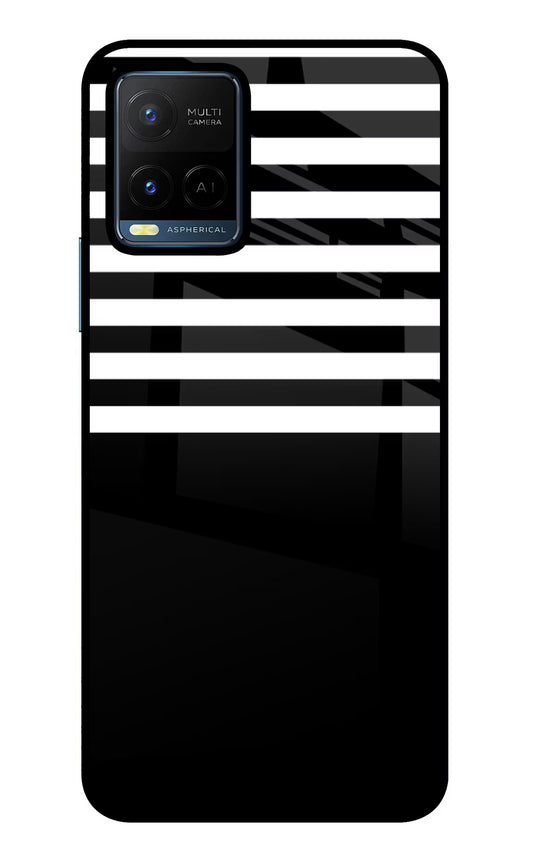 Black and White Print Vivo Y21/Y21s/Y33s Glass Case