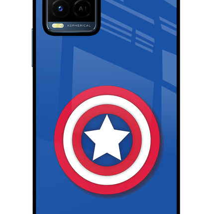 Shield Vivo Y21/Y21s/Y33s Glass Case Back Cover by Casekaro