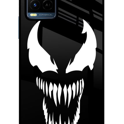 Venom Vivo Y21/Y21s/Y33s Glass Case Back Cover by Casekaro