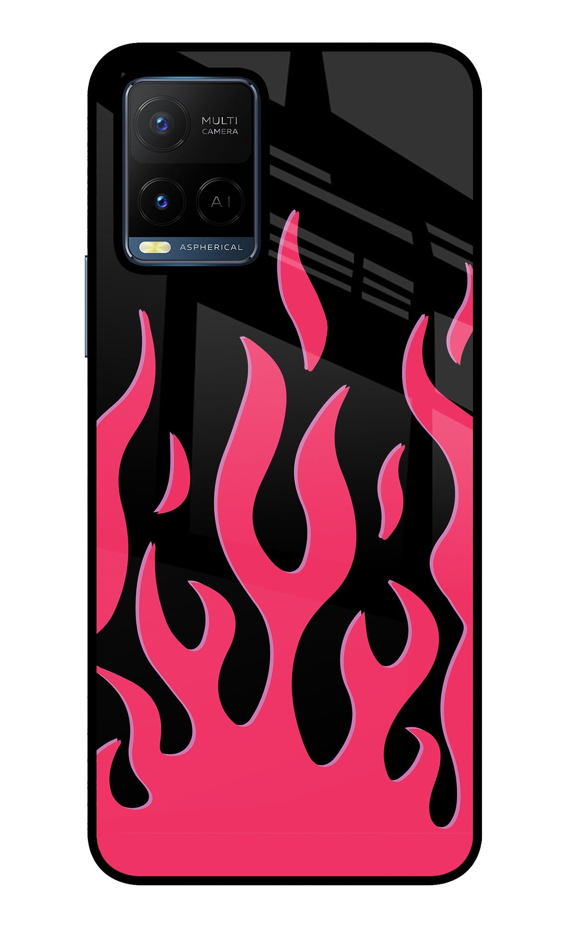 Fire Flames Vivo Y21/Y21s/Y33s Back Cover