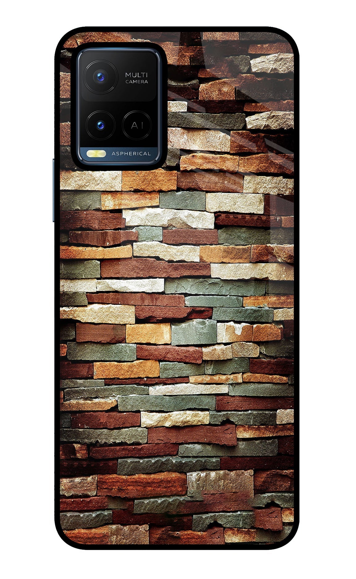 Bricks Pattern Vivo Y21/Y21s/Y33s Back Cover