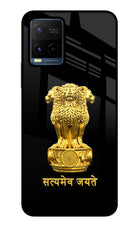 Satyamev Jayate Golden Vivo Y21/Y21s/Y33s Glass Case