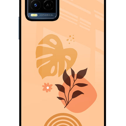 Bohemian Art Vivo Y21/Y21s/Y33s Glass Case Back Cover by Casekaro