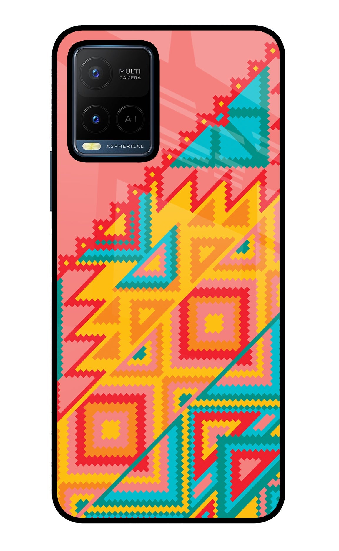 Aztec Tribal Vivo Y21/Y21s/Y33s Back Cover