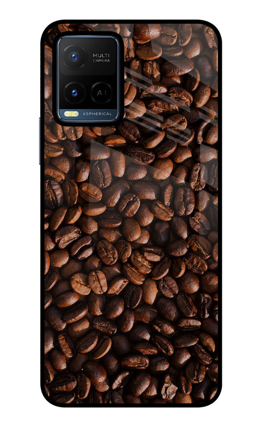 Coffee Beans Vivo Y21/Y21s/Y33s Glass Case