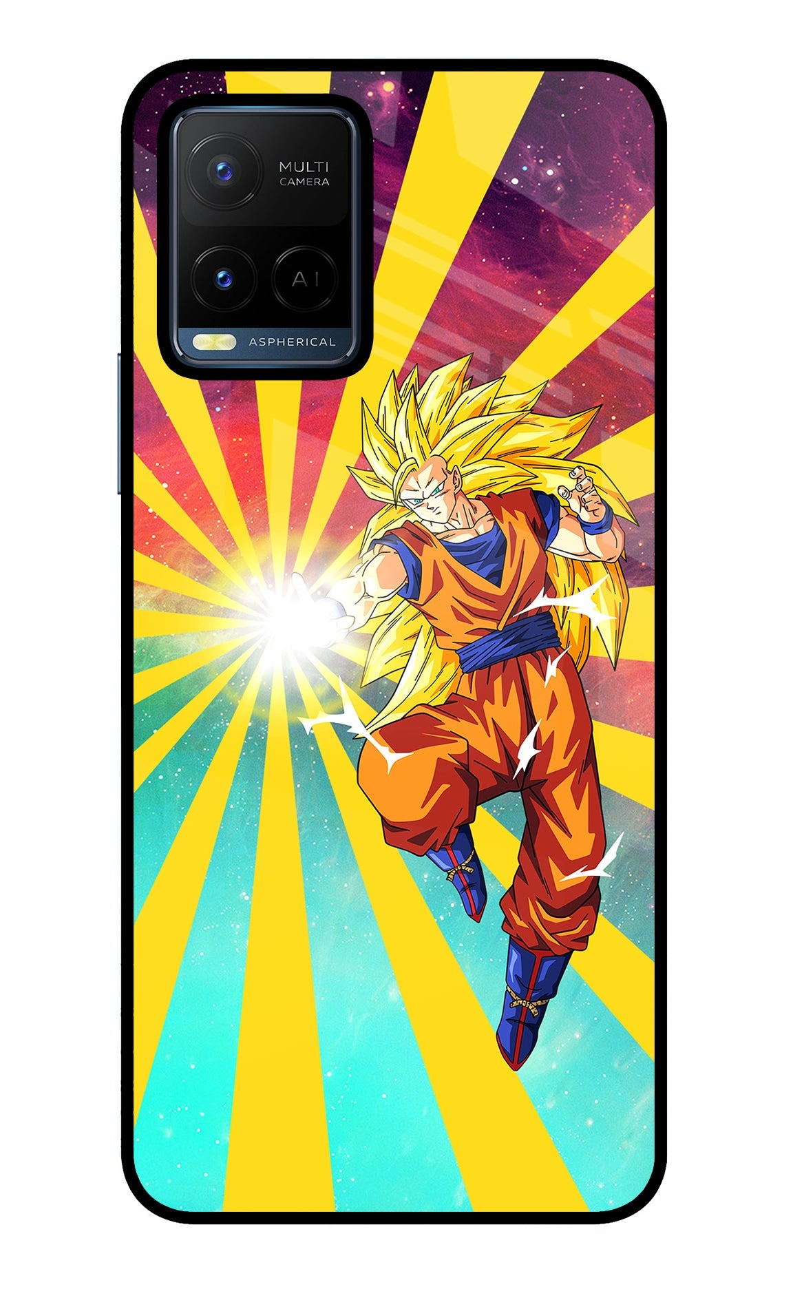 Goku Super Saiyan Vivo Y21/Y21s/Y33s Glass Case