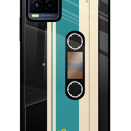 Cassette Vivo Y21/Y21s/Y33s Glass Case Back Cover by Casekaro