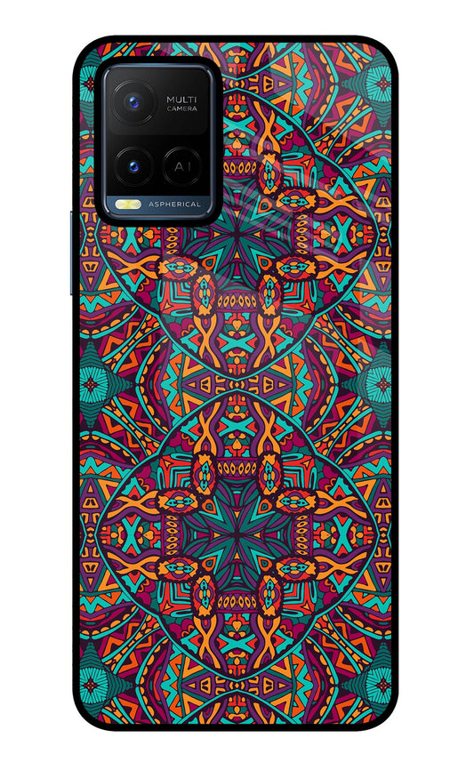 Colour Mandala Vivo Y21/Y21s/Y33s Glass Case