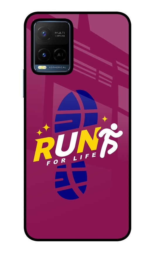 Run for Life Vivo Y21/Y21s/Y33s Glass Case