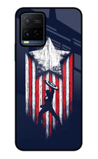 Captain America Marvel Art Vivo Y21/Y21s/Y33s Glass Case