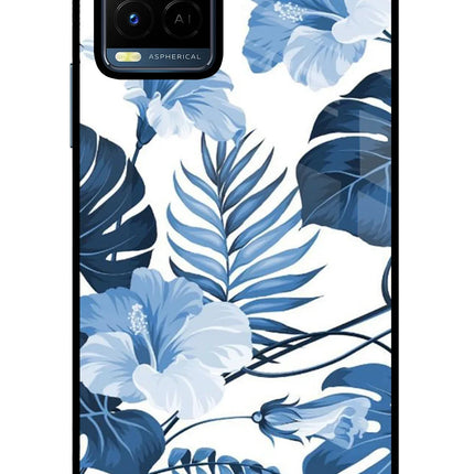 Fabric Art Vivo Y21/Y21s/Y33s Glass Case