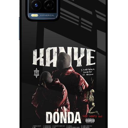 Donda Kanye West Vivo Y21/Y21s/Y33s Glass Case