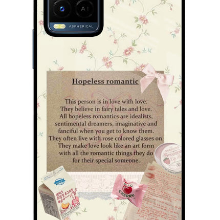 Hopeless Romantic Vivo Y21/Y21s/Y33s Glass Case
