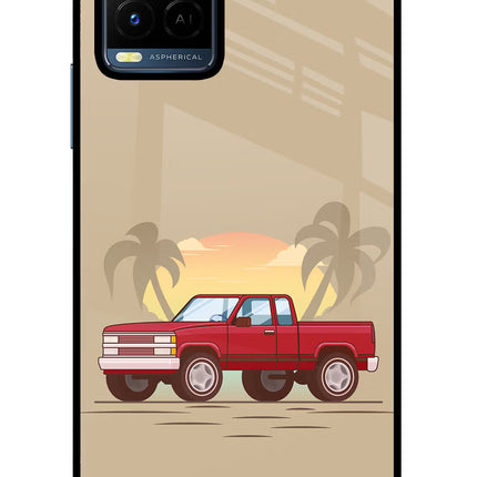 Desert Classic Drive Vivo Y21/Y21s/Y33s Glass Case