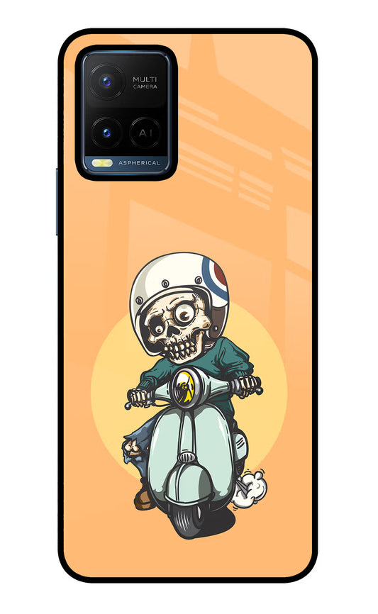 Undead Biker Vivo Y21/Y21s/Y33s Glass Case