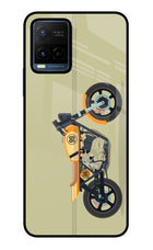 Vertical Speedster Vivo Y21/Y21s/Y33s Glass Case