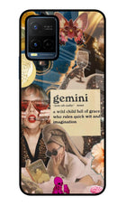 Gemini Zodiac Vivo Y21/Y21s/Y33s Glass Case