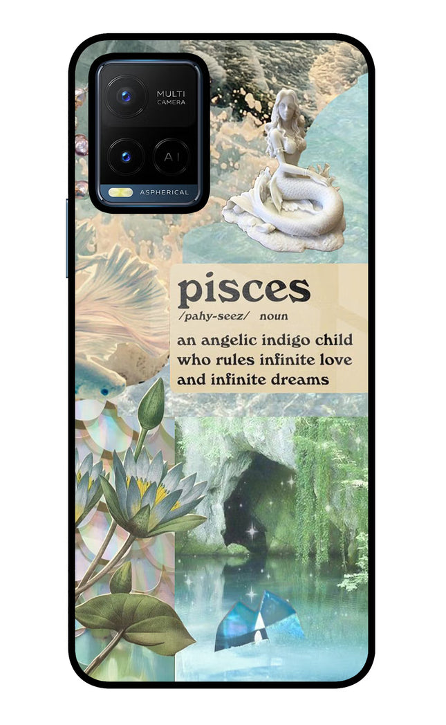 Pisces Zodiac Vivo Y21/Y21s/Y33s Glass Case