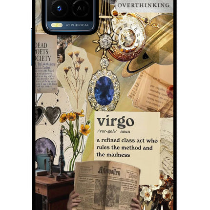 Virgo Zodiac Vivo Y21/Y21s/Y33s Glass Case