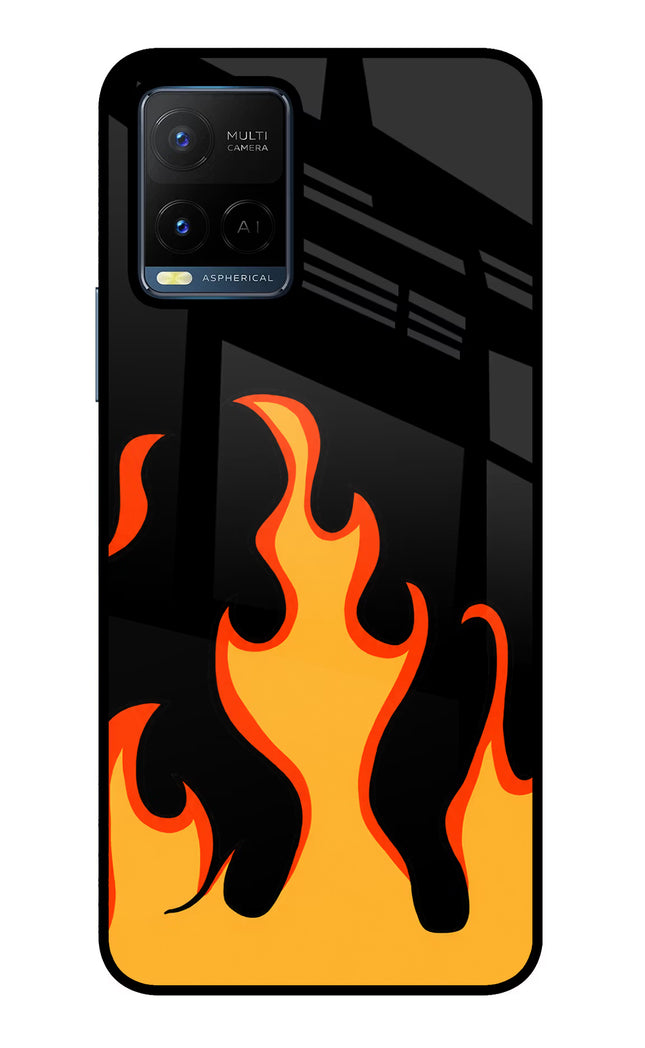 Fired Up – Black Vivo Y21/Y21s/Y33s Glass Case