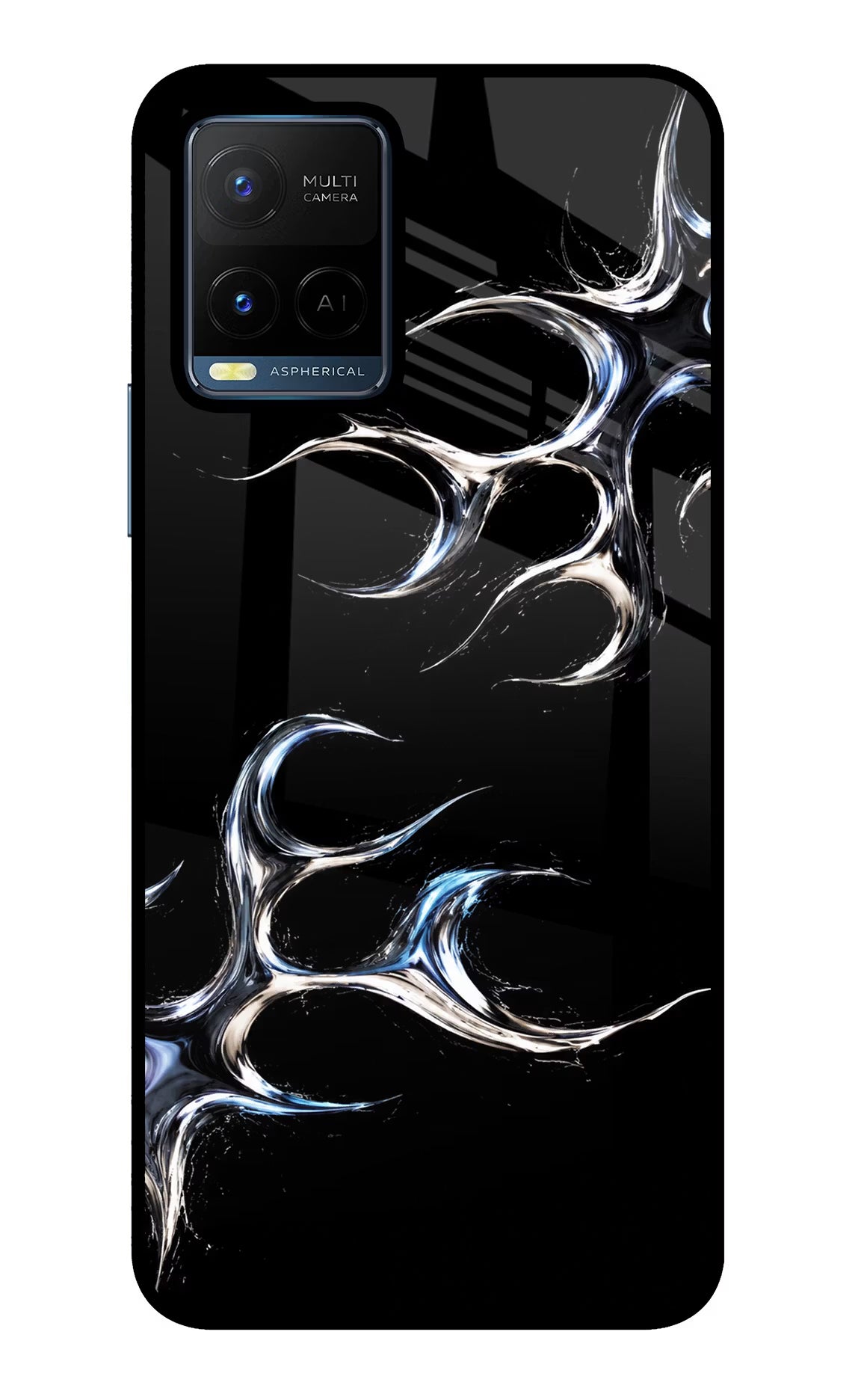 Chrome Tribal Vivo Y21/Y21s/Y33s Glass Case