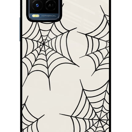 Spider Web Vivo Y21/Y21s/Y33s Glass Case