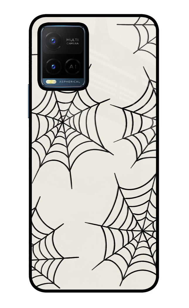 Spider Web Vivo Y21/Y21s/Y33s Glass Case