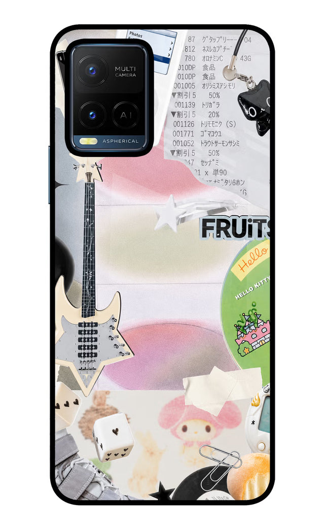 Softcore case Vivo Y21/Y21s/Y33s Glass Case