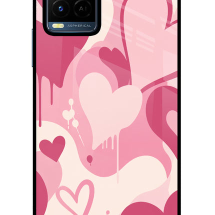 Hearty case Vivo Y21/Y21s/Y33s Glass Case