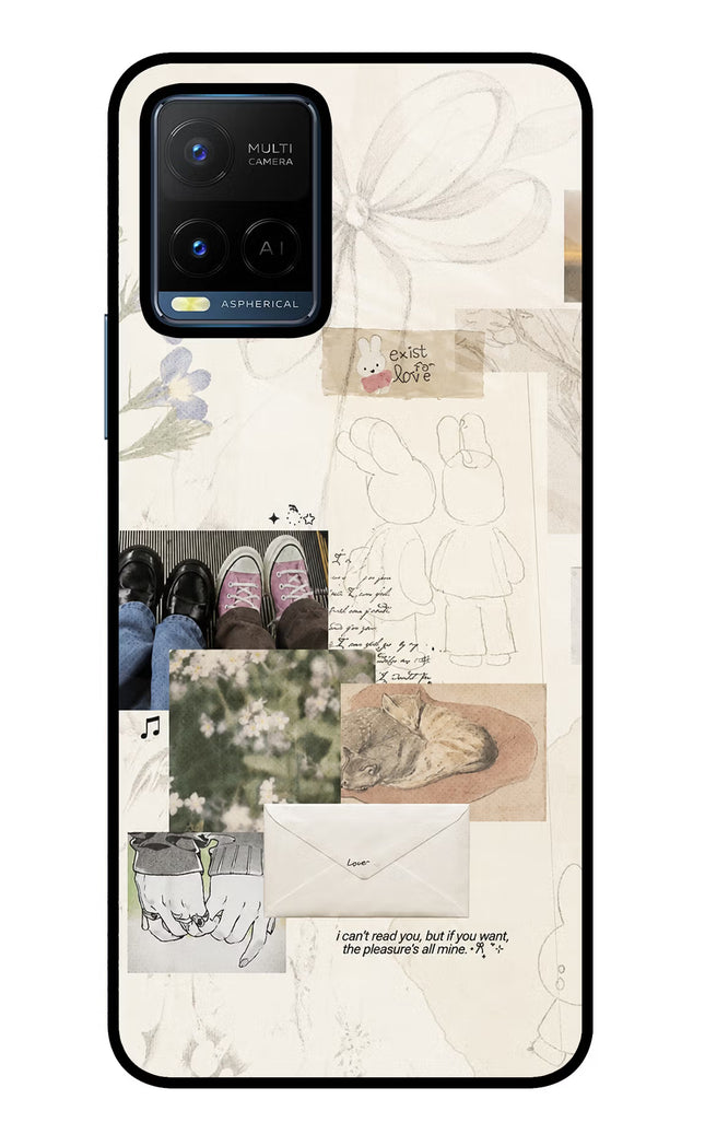 Soft Aesthetic Vivo Y21/Y21s/Y33s Glass Case