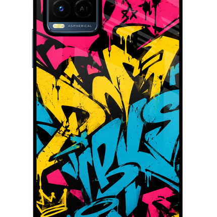 Graffiti Vibe Vivo Y21/Y21s/Y33s Glass Case
