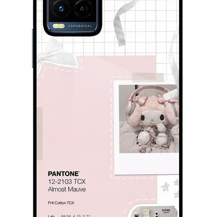Pantone Asthetic Vivo Y21/Y21s/Y33s Glass Case
