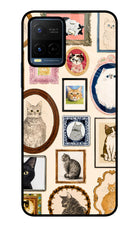 Mirror Cats Vivo Y21/Y21s/Y33s Glass Case