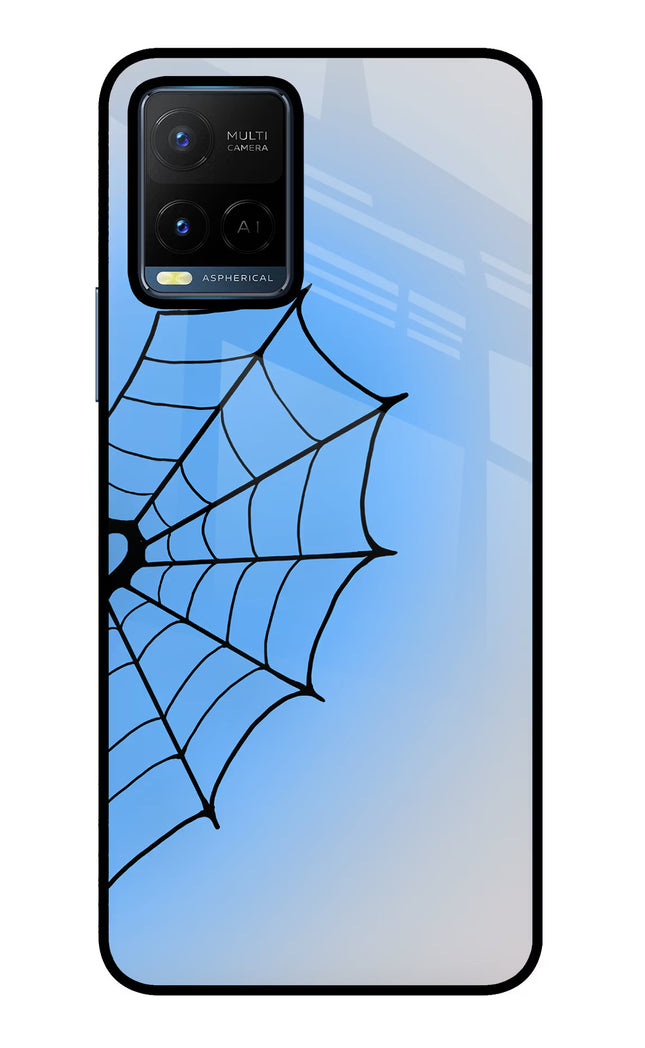 Blue Web Vivo Y21/Y21s/Y33s Glass Case