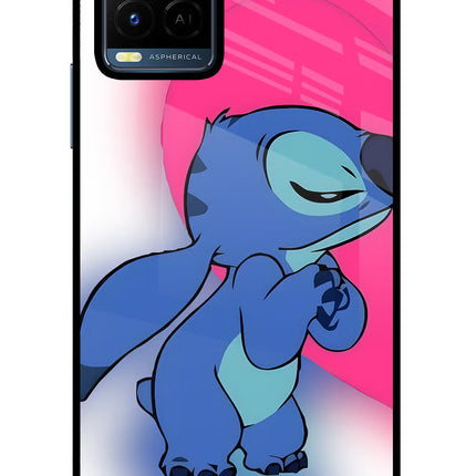 Stitch Hug Vivo Y21/Y21s/Y33s Glass Case