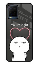 You're Right Vivo Y21/Y21s/Y33s Glass Case