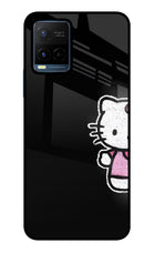 Kitty Charm Vivo Y21/Y21s/Y33s Glass Case