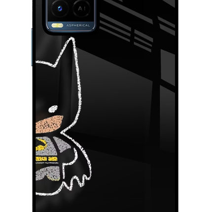Bat Kitty Vivo Y21/Y21s/Y33s Glass Case