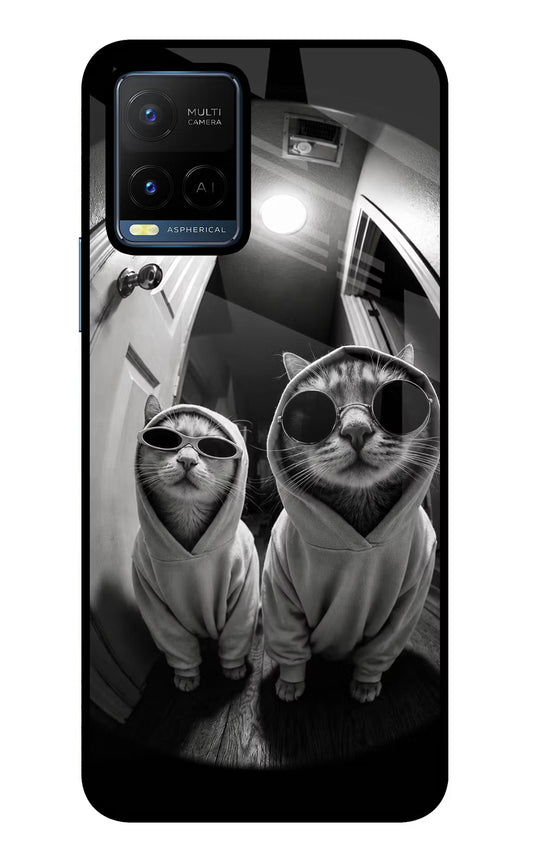 Hood Cats Vivo Y21/Y21s/Y33s Glass Case