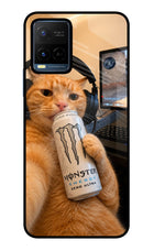 Gamer Cat Energy Vivo Y21/Y21s/Y33s Glass Case