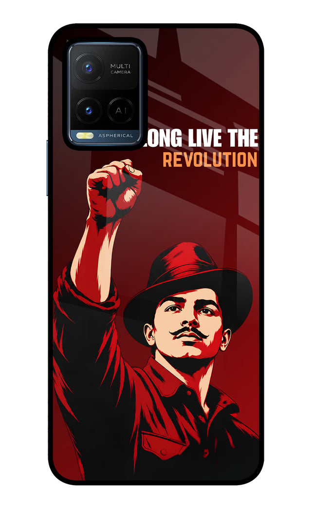 Bhagat Singh Revolution Vivo Y21/Y21s/Y33s Glass Case